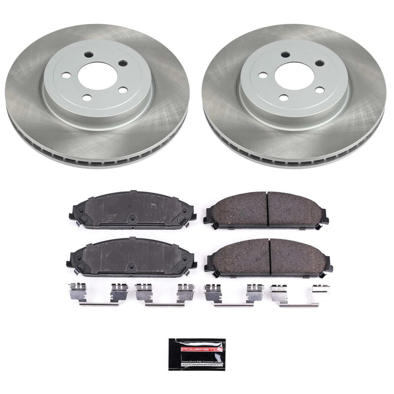 PowerStop Power Stop 05-08 Dodge Magnum Front Semi-Coated Rotor Kit