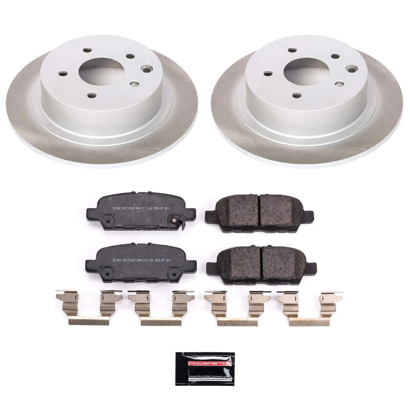 PowerStop Power Stop 2019 Nissan Sentra Rear Semi-Coated Rotor Kit