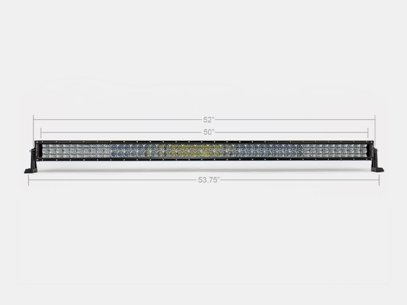 Cali Raised LED Cali Raised 52 Curved 5D Dual Row 5D Optic Osram Led Bar - Spot