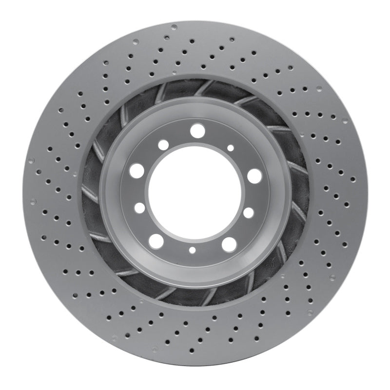 DFC 16-23 Porsche 718 Cayman Right Rear Drilled GeoSPEC Coated Rotor