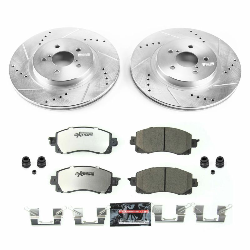 PowerStop Power Stop 18-19 Subaru Crosstrek Front Z26 Street Warrior Brake Kit