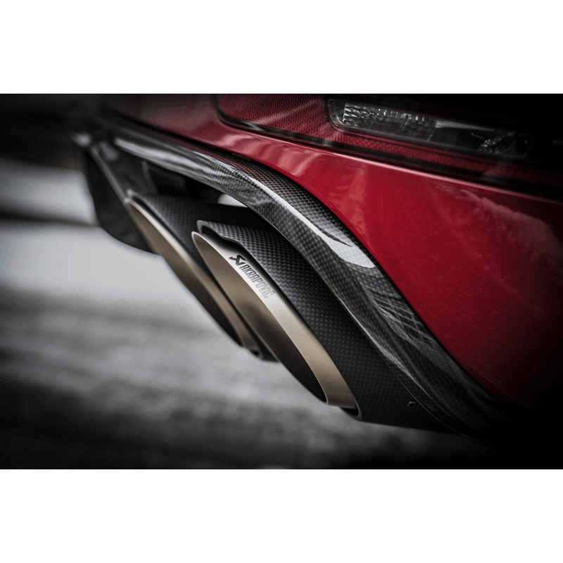 Akrapovic Akrapovic 2014 Porsche Macan Turbo (95B) Evolution Line Cat Back (Titanium) w/ Carbon Fiber Tips