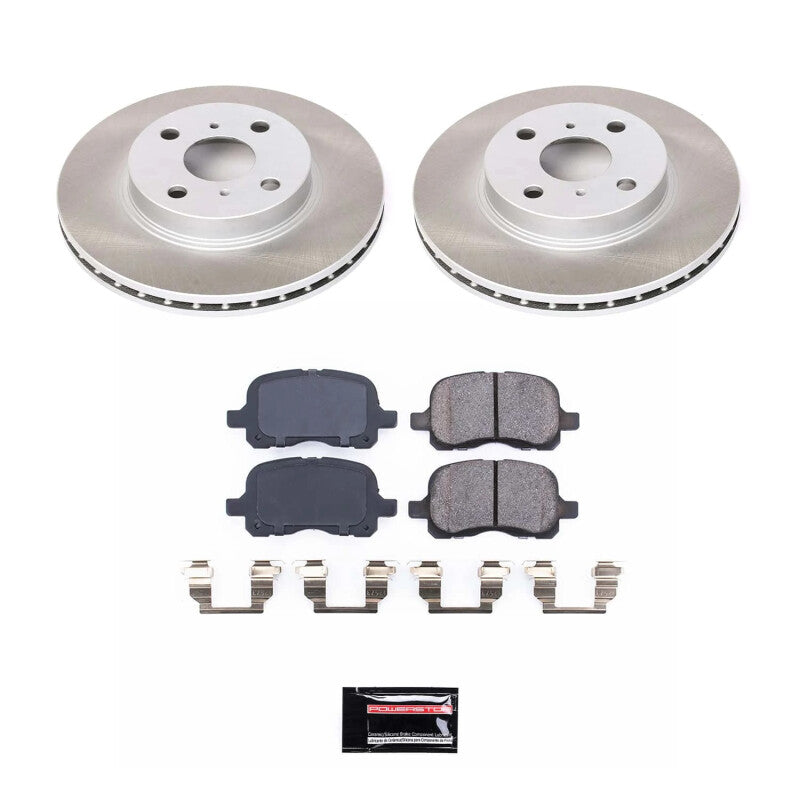 PowerStop Power Stop 98-02 Toyota Corolla Front Semi-Coated Rotor Kit
