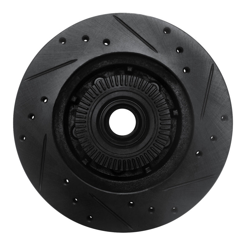 R1 Concepts R1 91-94 Ford Explorer Front Left Drilled & Slotted Black Brake Rotor