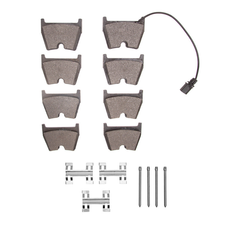R1 Concepts R1 17-21 Audi R8 Front Semi Met Pads & Hardware Kit