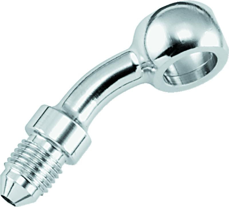 TwinPower Twin Power Stainless Brake Fitting 3/8 Inch X AN3 35 Degree Banjo Adaptor