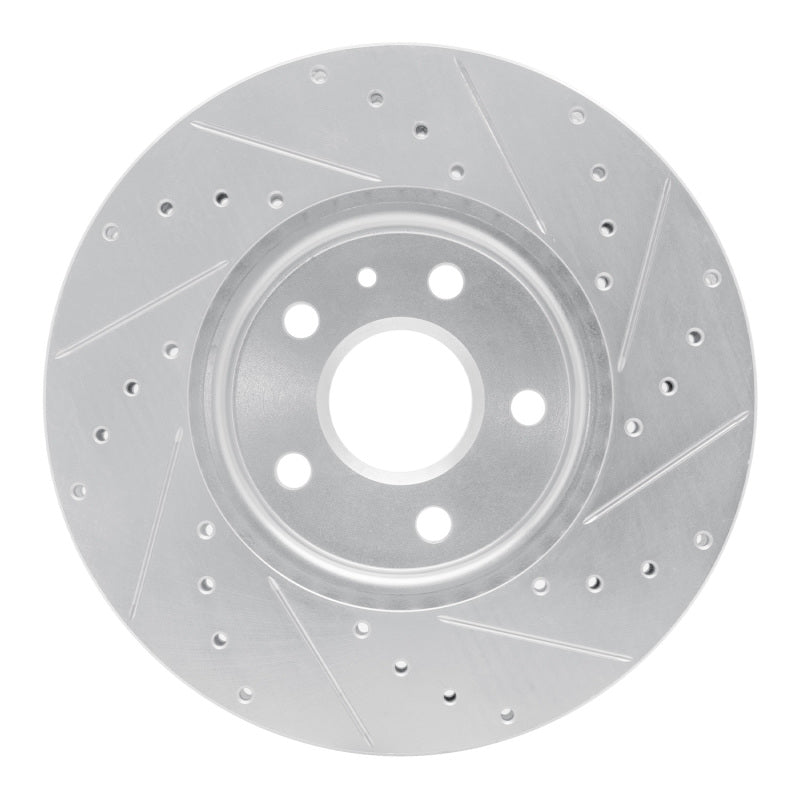 R1 Concepts R1 10-25 Buick ALLURE Front Left Drilled & Slotted Silver Brake Rotor