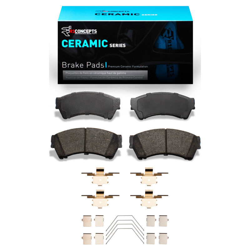 R1 Concepts R1 2006-2013 Ford Fusion Front R1 Ceramic Pads & Hardware Kit