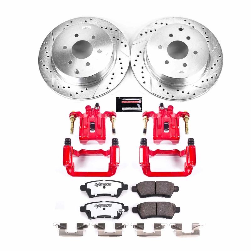 PowerStop Power Stop 05-12 Nissan Pathfinder Rear Z36 Truck & Tow Brake Kit w/Calipers