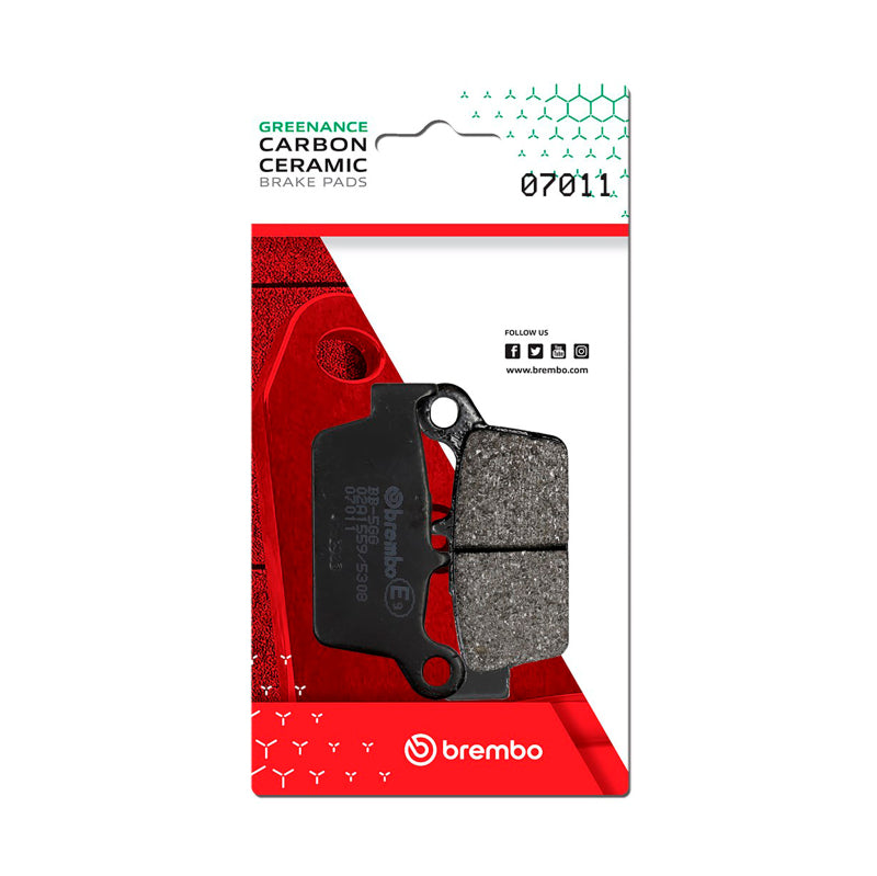 Brembo Powersports Brembo Honda Nh/KYMCO Cobra/KYMCO Fever/KYMCO Heroism Carbon Ceramic Brake Pad - Front
