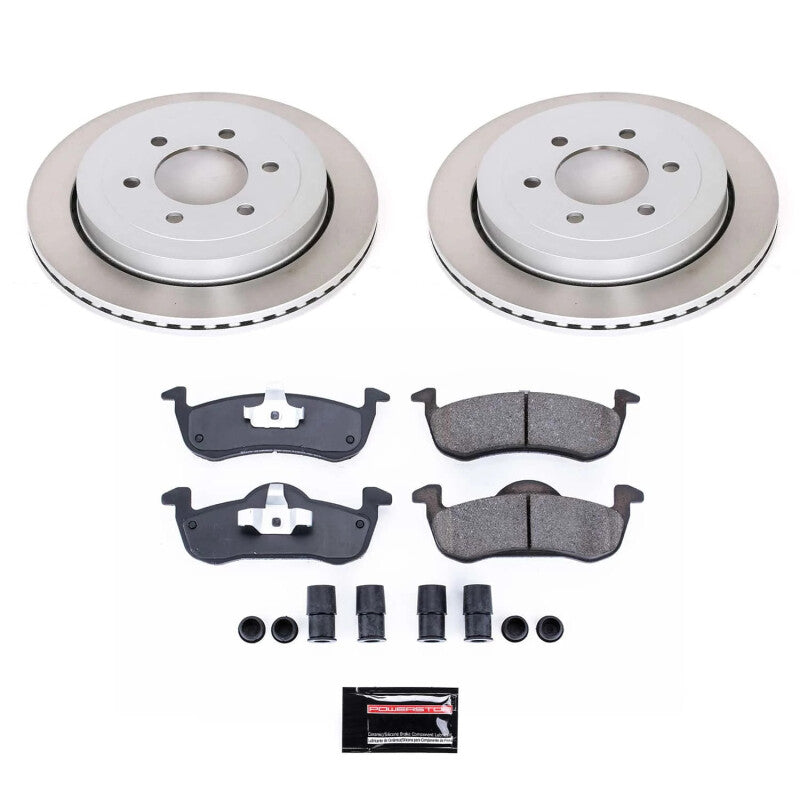 PowerStop Power Stop 07-17 Lincoln Navigator Rear Semi-Coated Rotor Kit