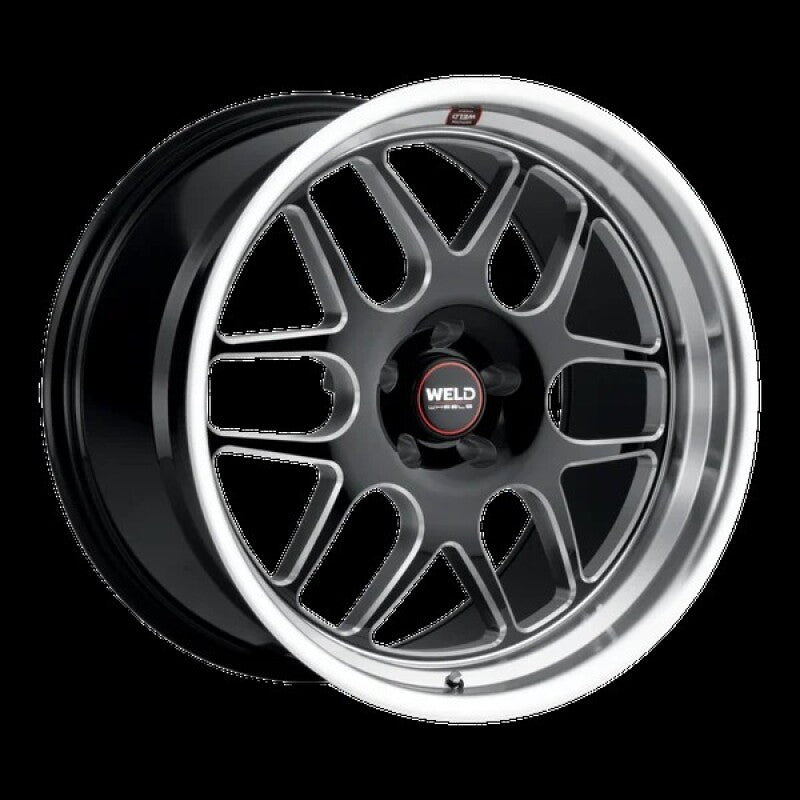 Weld Solana 18x9.5 / 5x120.65 BP / ET0 / 78.1mm Bore - Gloss Black MIL DIA Wheel