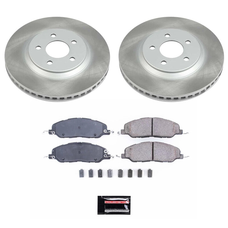 PowerStop Power Stop 11-14 Ford Mustang Front Semi-Coated Rotor Kit