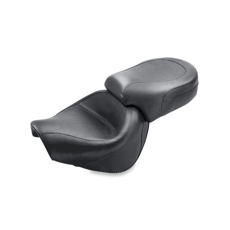 Mustang Motorcycle Mustang 07-17 Yamaha V-Star 1300, 1300 Tourer Wide Touring 2PC Seat - Black
