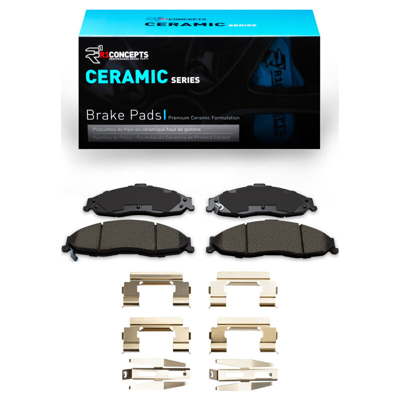 R1 Concepts R1 1998-2002 Chevrolet Camaro Front R1 Ceramic Pads & Hardware Kit