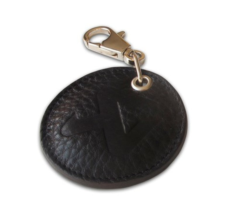 Akrapovic Akrapovic Round Leather Keychain - black