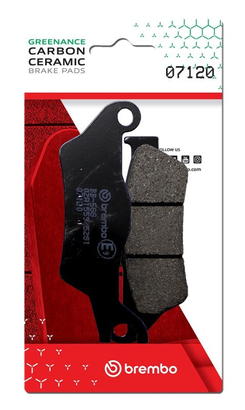 Brembo Powersports Brembo Aprilia Sr/Aprilia Sxr/Piaggio Typhoon Carbon Ceramic Brake Pad - Front