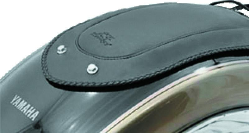 Mustang Motorcycle Mustang 82-03 Harley Sportster Standard Touring Solo Seat w/Studs - Black