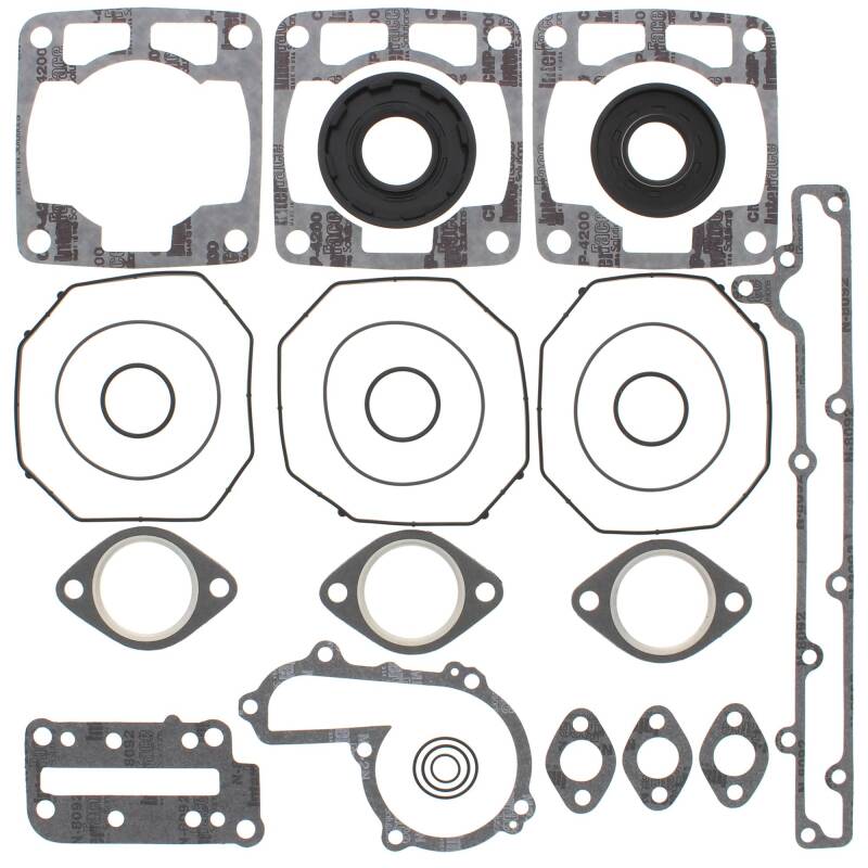 Vertex Pistons Vertex Gaskets 97-98 Polaris 600 XCR Complete Gasket Kit w/ Oil Seals