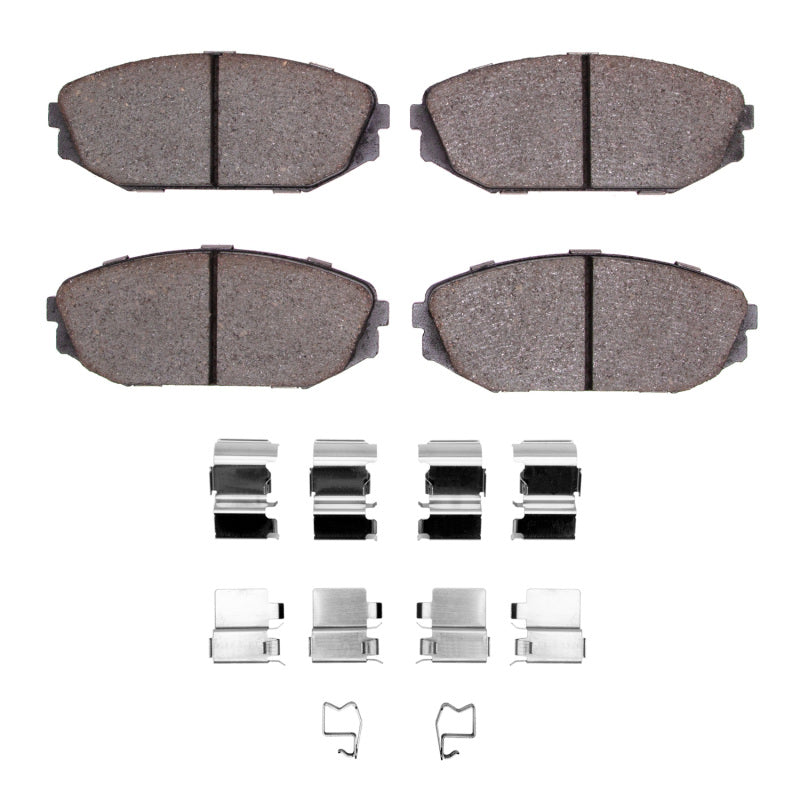 R1 Concepts R1 99-04 Acura MDX Front Semi Met Pads & Hardware Kit