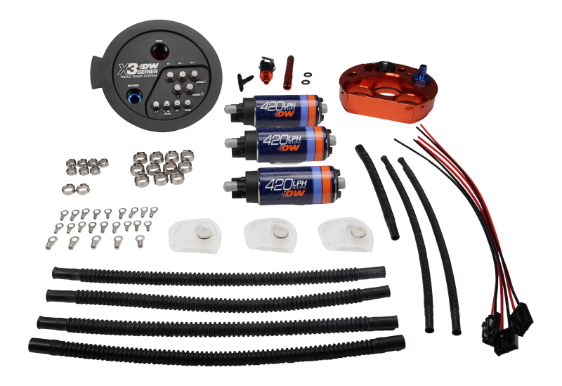 DeatschWerks 20-24 A90/91 Toyota Supra/G8X BMW M3/M4 Fuel Pump Module w/Triple DW420s