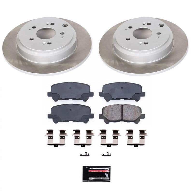 PowerStop Power Stop 09-11 Honda Pilot Rear Semi-Coated Rotor Kit