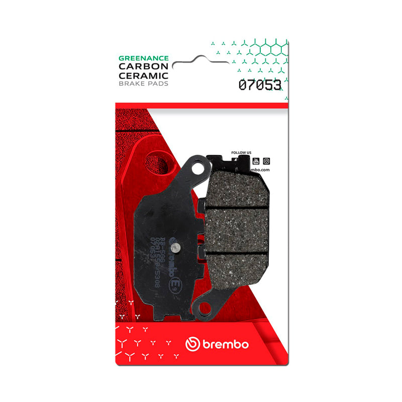 Brembo Powersports Brembo Honda Nss/Honda Forza Carbon Ceramic Brake Pad - Rear