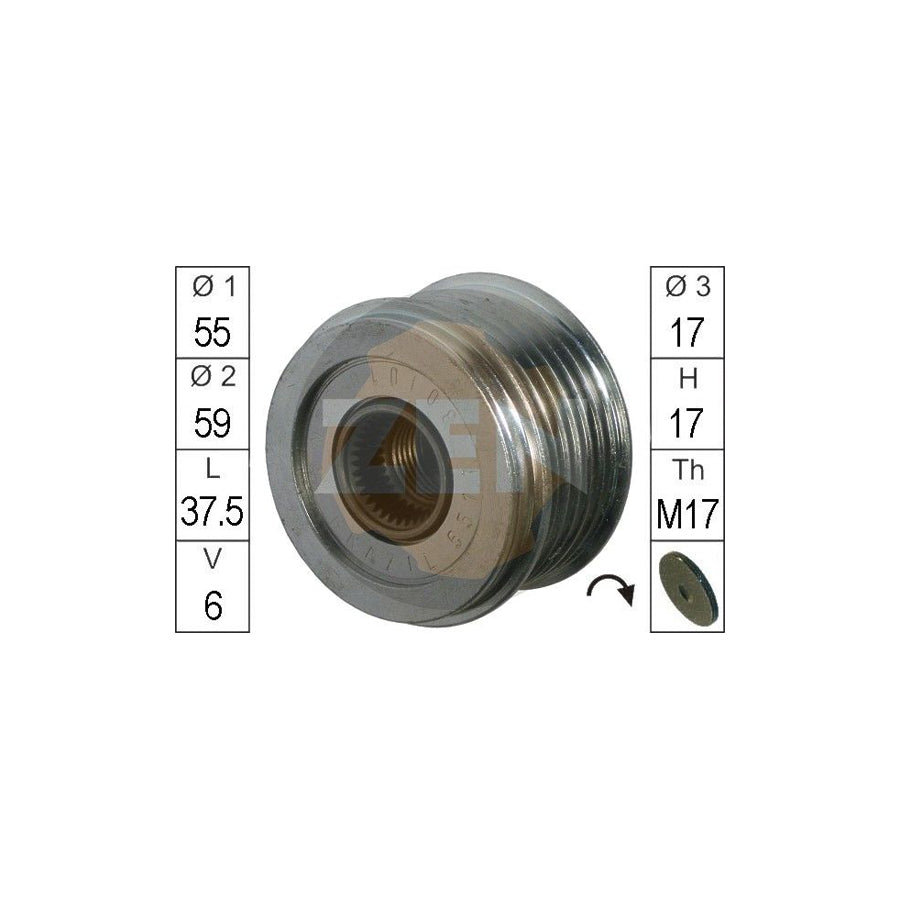 Era ZN5511 Alternator Freewheel Clutch
