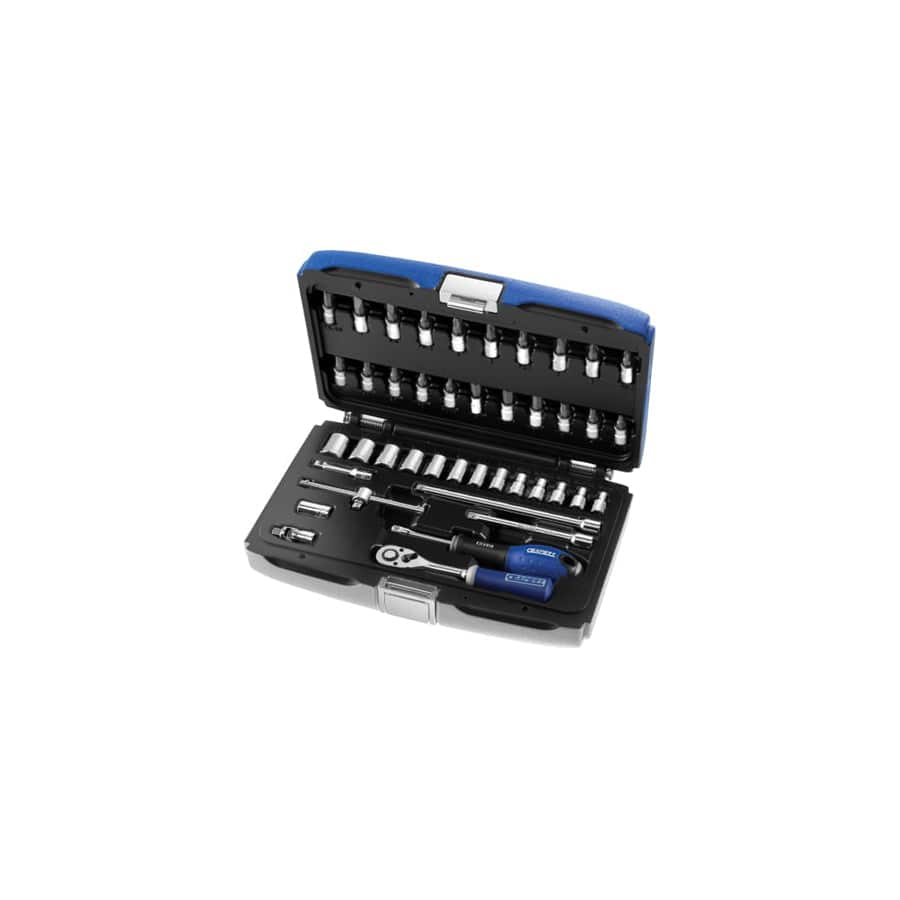 Expert BRIE030702B 1/4in Drive Socket & Accessory Set, 42 Piece