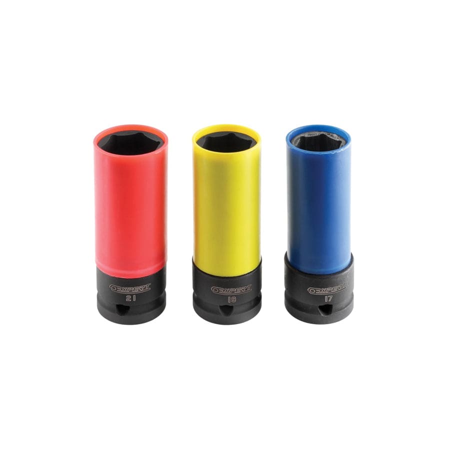 Expert BRIE194676B 1/2in Drive Deep Impact Socket Set, 3 Piece