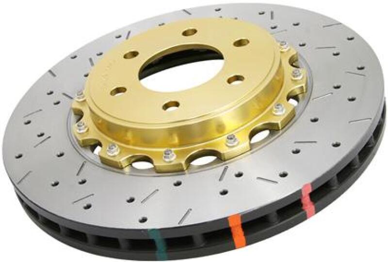 DBA 94-04 Mustang Cobra/Bullitt/Mach1 Front Drilled & Slotted 5000 Series 2 Piece Rotor Assembled w/