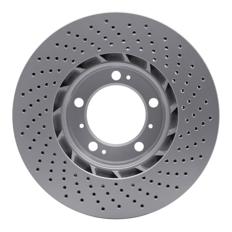 DFC 98-12 Porsche Boxster Left Front Drilled GeoSPEC Coated Rotor