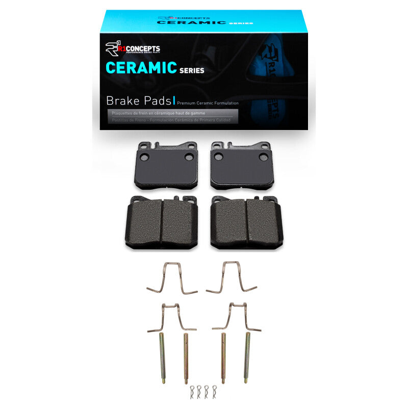 R1 Concepts R1 1980-1985 Mercedes-Benz 300CD Front R1 Ceramic Pads & Hardware Kit
