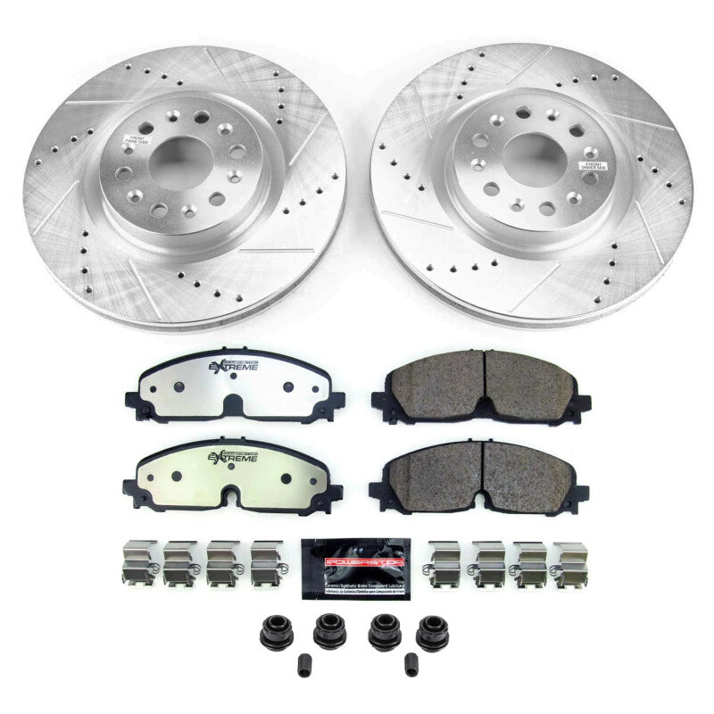 PowerStop Power Stop 21-22 Cadillac XT5 Front Z36 Truck & Tow Brake Kit