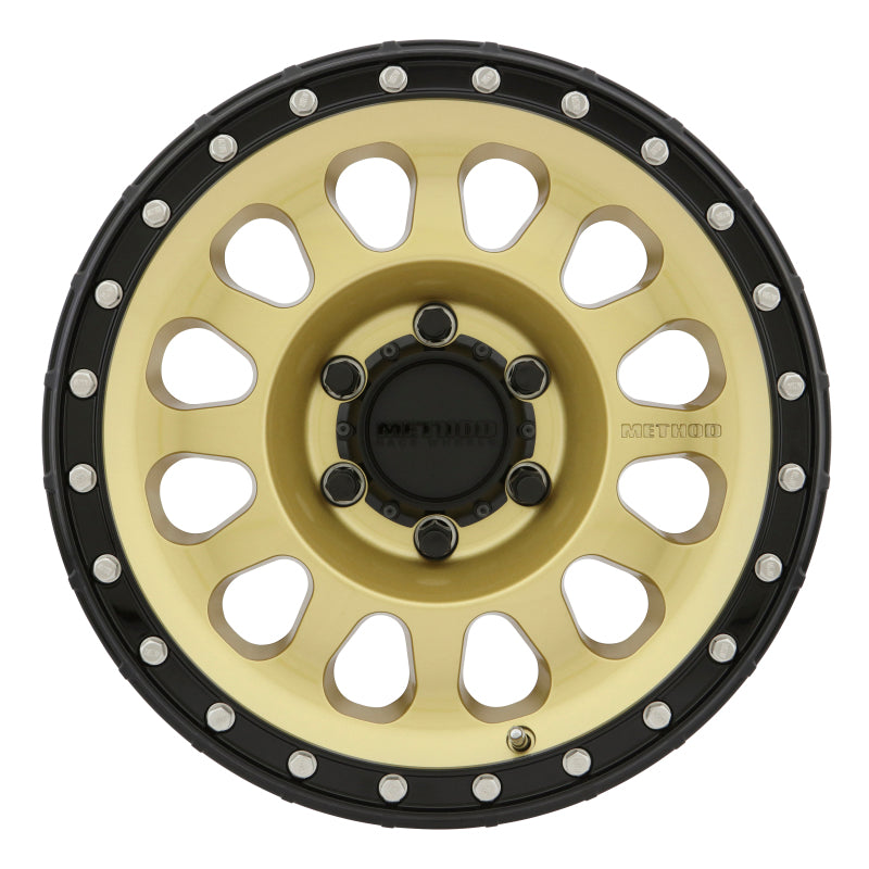 Method Wheels Method MR315 17x8.5 0mm Offset 6x135 87mm CB Gold/Black Street Loc Wheel