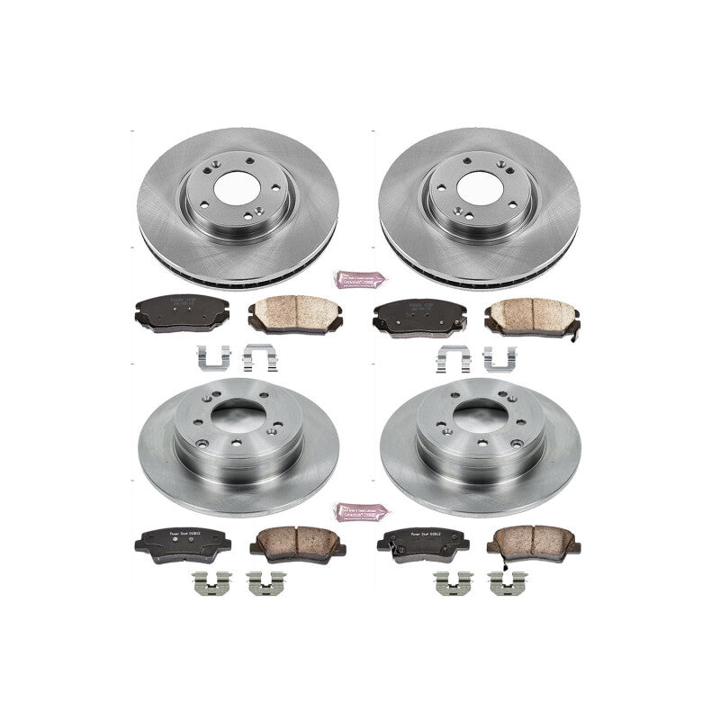PowerStop Power Stop 09-11 Hyundai Azera Front and Rear Autospecialty Brake Kit
