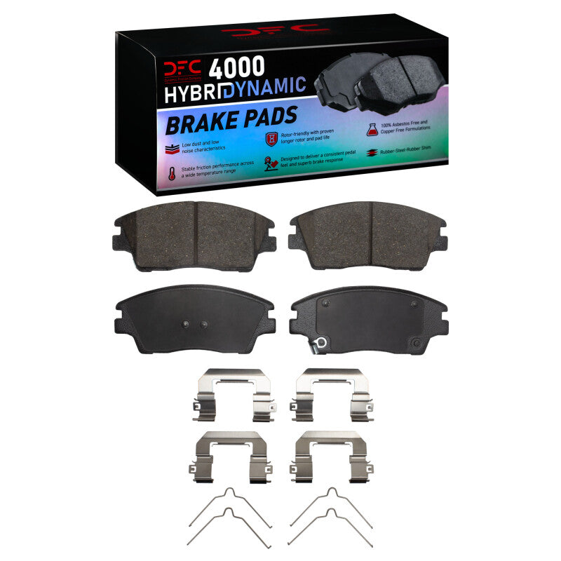 DFC 17-22 Kia Sportage (USA/Canada) Front 4000 HybriDynamic Brake Pads and Hardware Kit