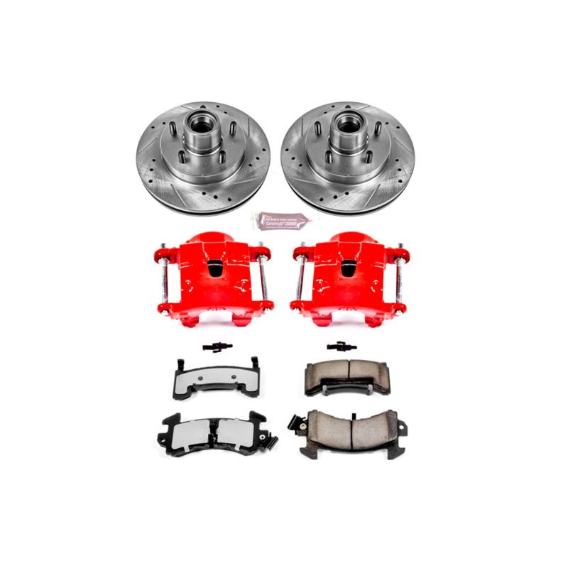 PowerStop Power Stop 82-87 Buick Regal Front Z36 Truck & Tow Brake Kit w/Calipers