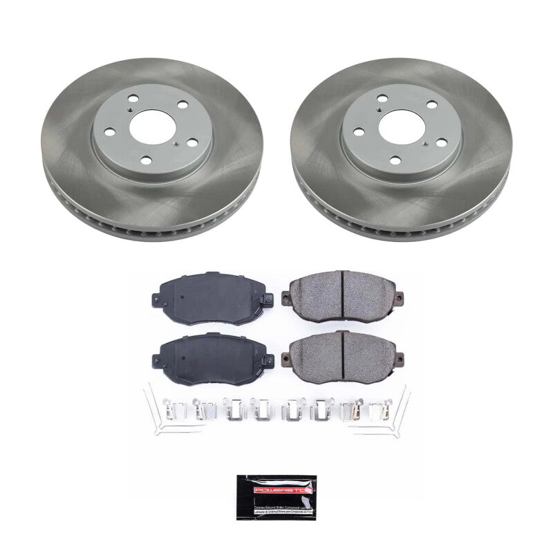 PowerStop Power Stop 02-10 Lexus SC430 Front Semi-Coated Rotor Kit