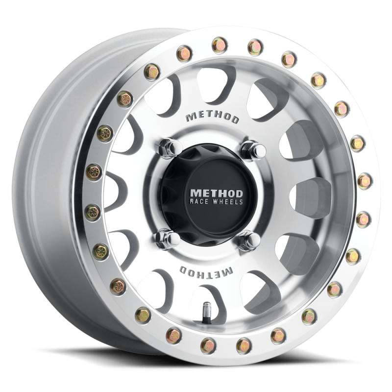 Method Wheels Method MR401 UTV Beadlock 15x7 +38mm Offset 6 x 139.7 BP 81.80mm CB Raw Machined Wheel w/ BH-H24100