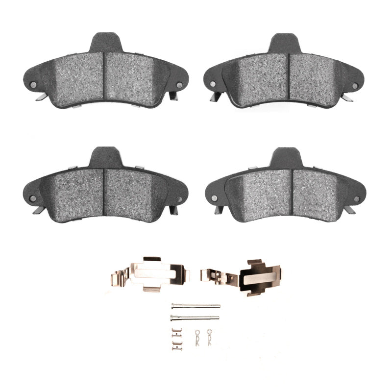 DFC 95-04 Ford Contour Rear 4000 HybriDynamic Brake Pads and Hardware Kit
