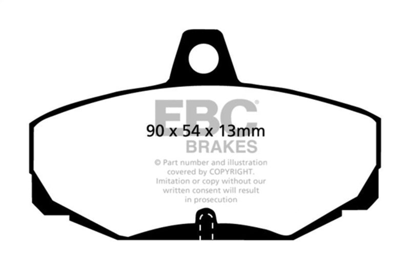 EBC 01-14 Caterham 7 Bluestuff Rear Brake Pads