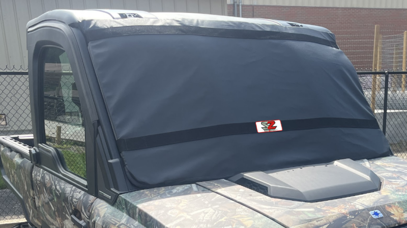 Seizmik 24+ Polaris Xpedition ADV/5 Windshield Protector - Black