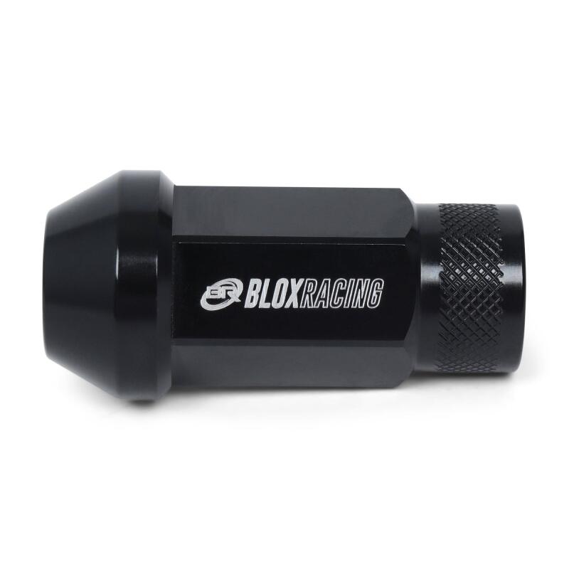 BLOX Racing Street Series Forged Extended Lug Nut Black Single