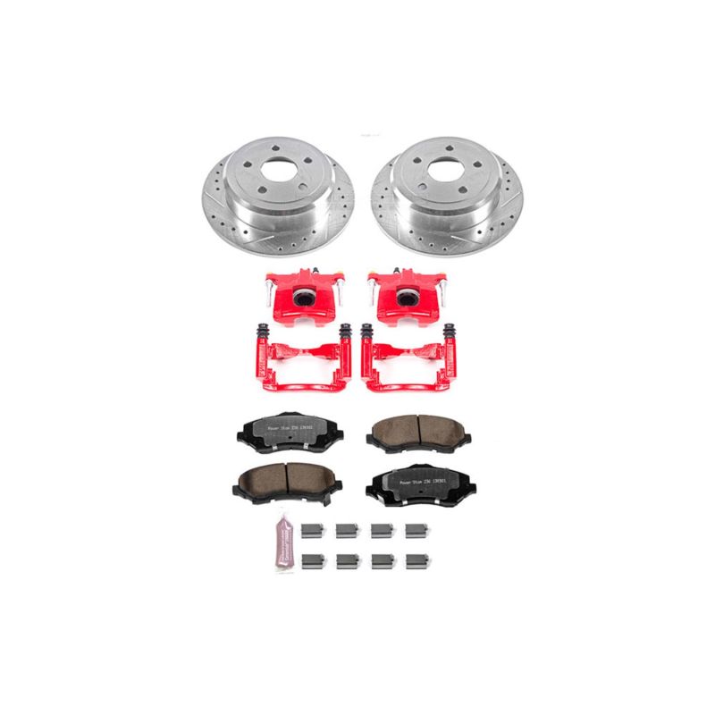 PowerStop Power Stop 07-17 Jeep Wrangler Rear Z36 Truck & Tow Brake Kit w/Calipers