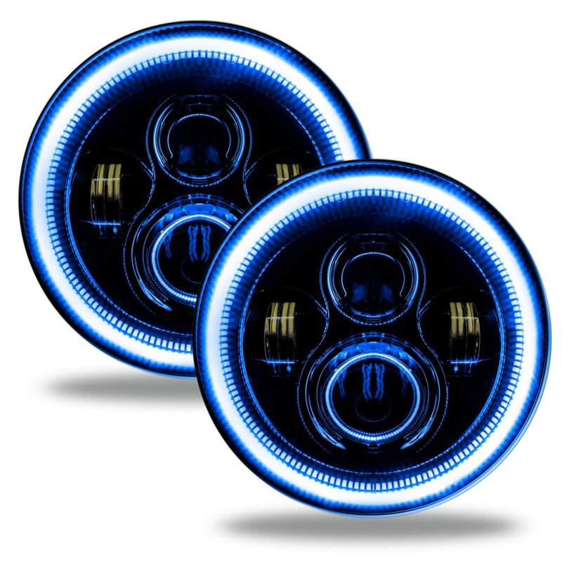 ORACLE Lighting Oracle Jeep Wrangler JL/Gladiator JT 7in. High Powered LED Headlights (Pair) - Dynamic