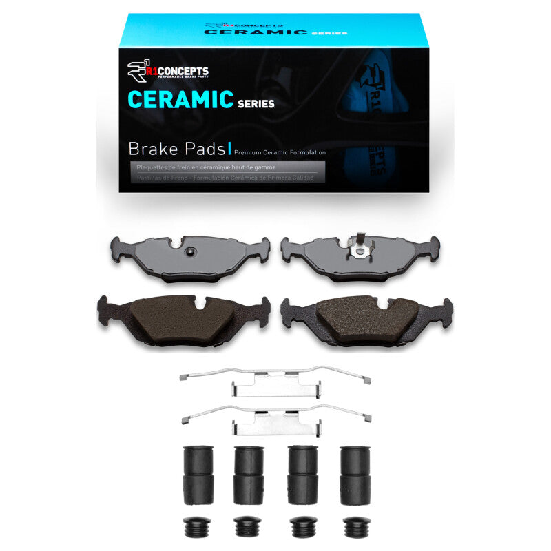 R1 Concepts R1 81-91 BMW 325IX Rear Ceramic Pads & Hardware Kit