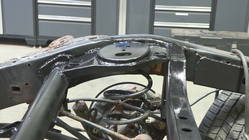 RustBuster Rust Buster FJ Cruiser & 4Runner Rear Upper Coil Spring Bucket & Shock Mount - Left