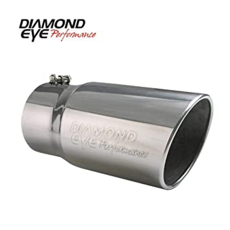 Diamond Eye Performance Diamond Eye TIP 3in-4inX12in BOLT-ON ROLLED ANGLE 15-DEGREE ANGLE CUT: EMBOSSED DIAMOND EYE