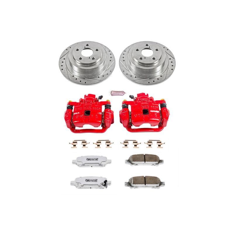 PowerStop Power Stop 03-06 Subaru Baja Rear Z26 Street Warrior Brake Kit w/Calipers